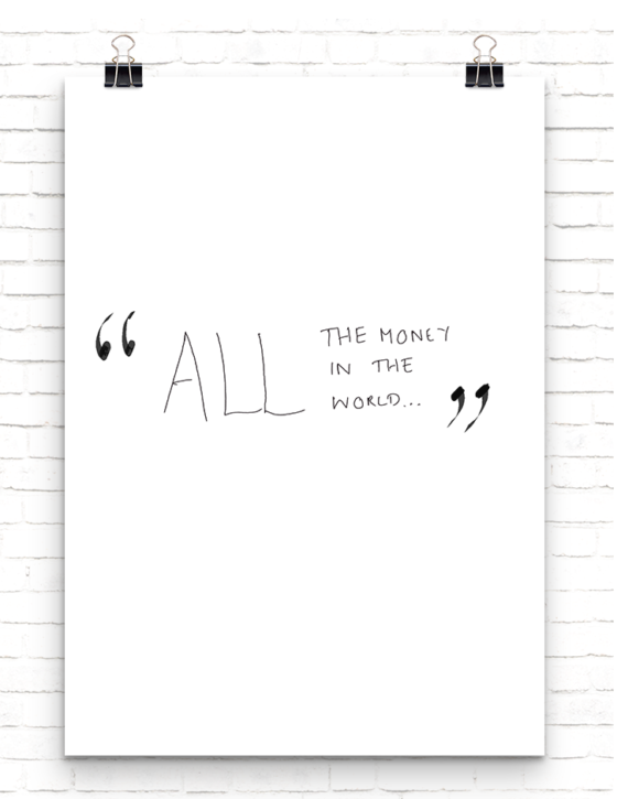 All the money in the world copy for movie haiku