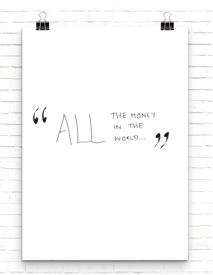 All the money in the world copy for movie haiku