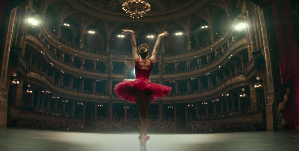 Dominika as a ballet dancer